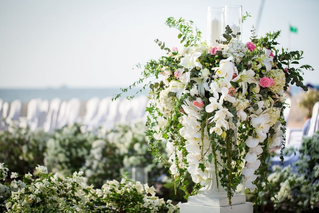 Guest welcome at a luxury destination wedding